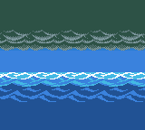 Link's Awakening Sea Sequence with moving waves