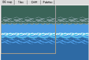 Link's Awakening Sea Sequence Background movement