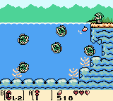 Link's Awakening modded fishing game, with only the bigger fishes